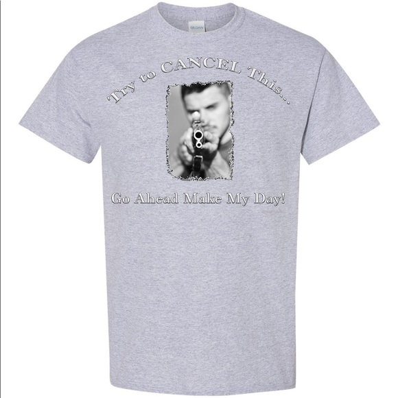 Try To Cancel This Censor T-shirt 2nd Amendment Censorship Conservative Gun NRA - Picture 3 of 3